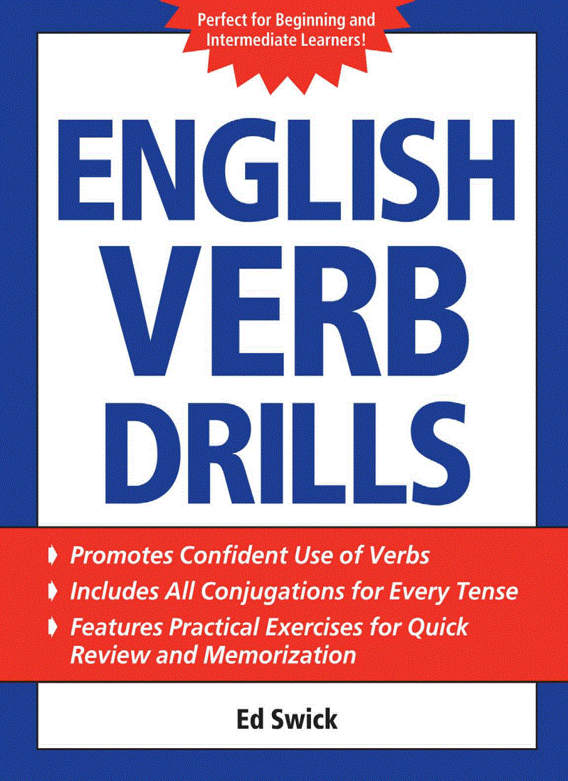 English Verb Drills