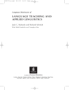 Longman Dictionary of Language Teaching and Applied Linguistics