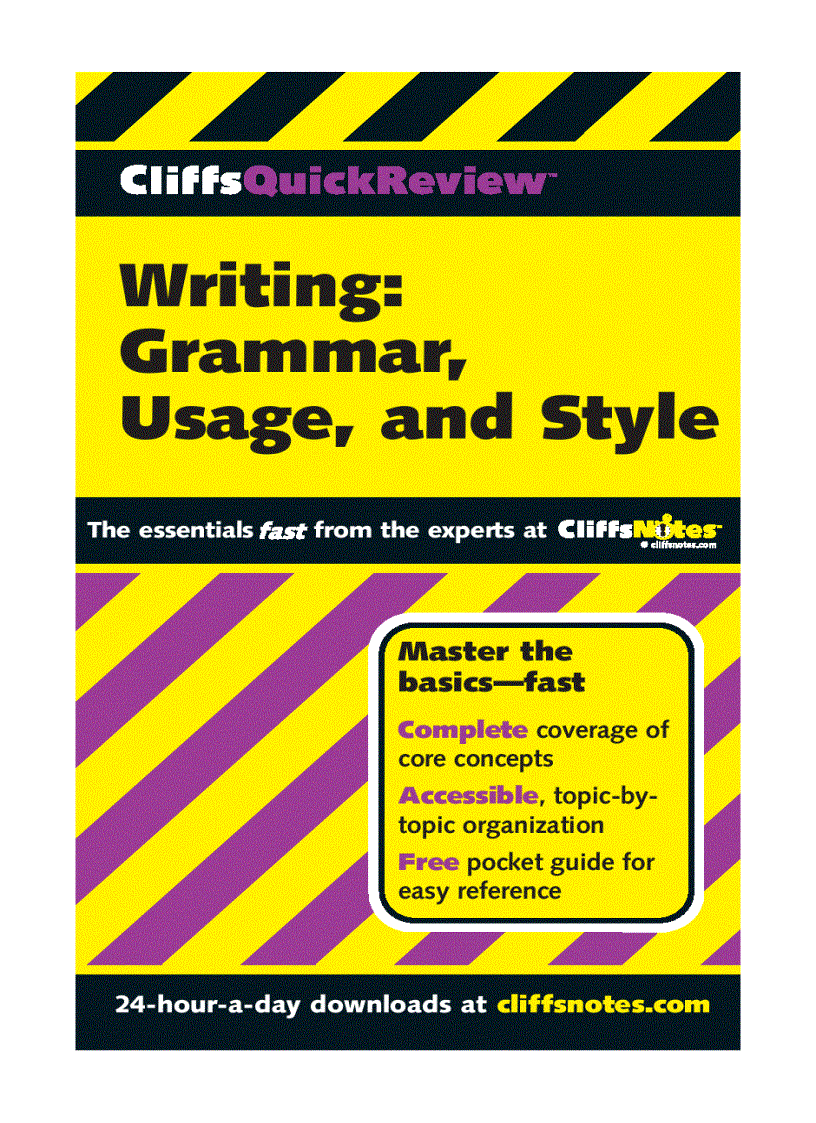 Writing Grammar Usage and Style