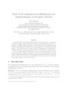 Proof of the combinatorial nullstellensatz over integral domains in the spirit of Kouba