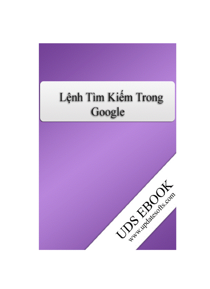 Lệnh tìm kiếm trong Google