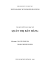 Quản trị bán hàng