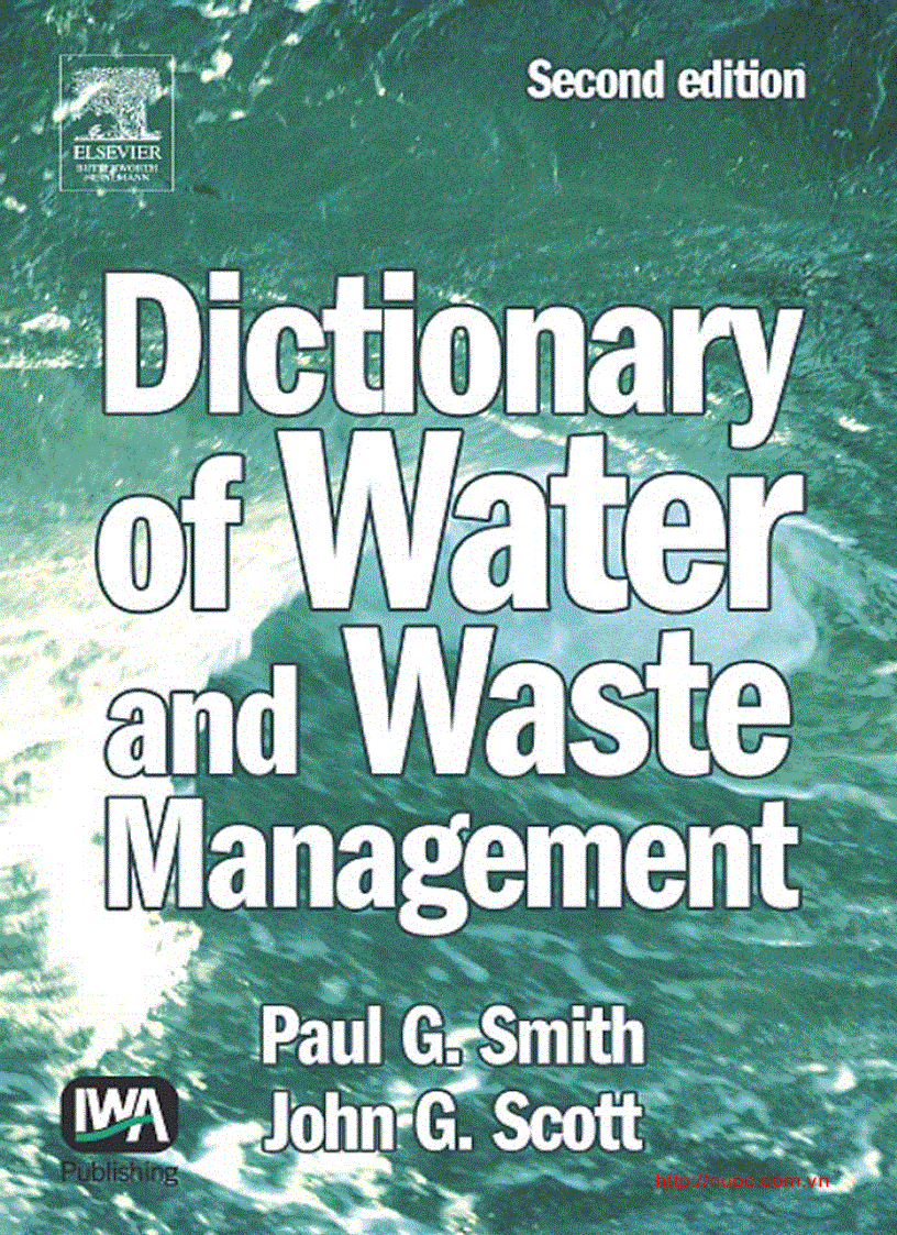 Dictionary of water and waste management