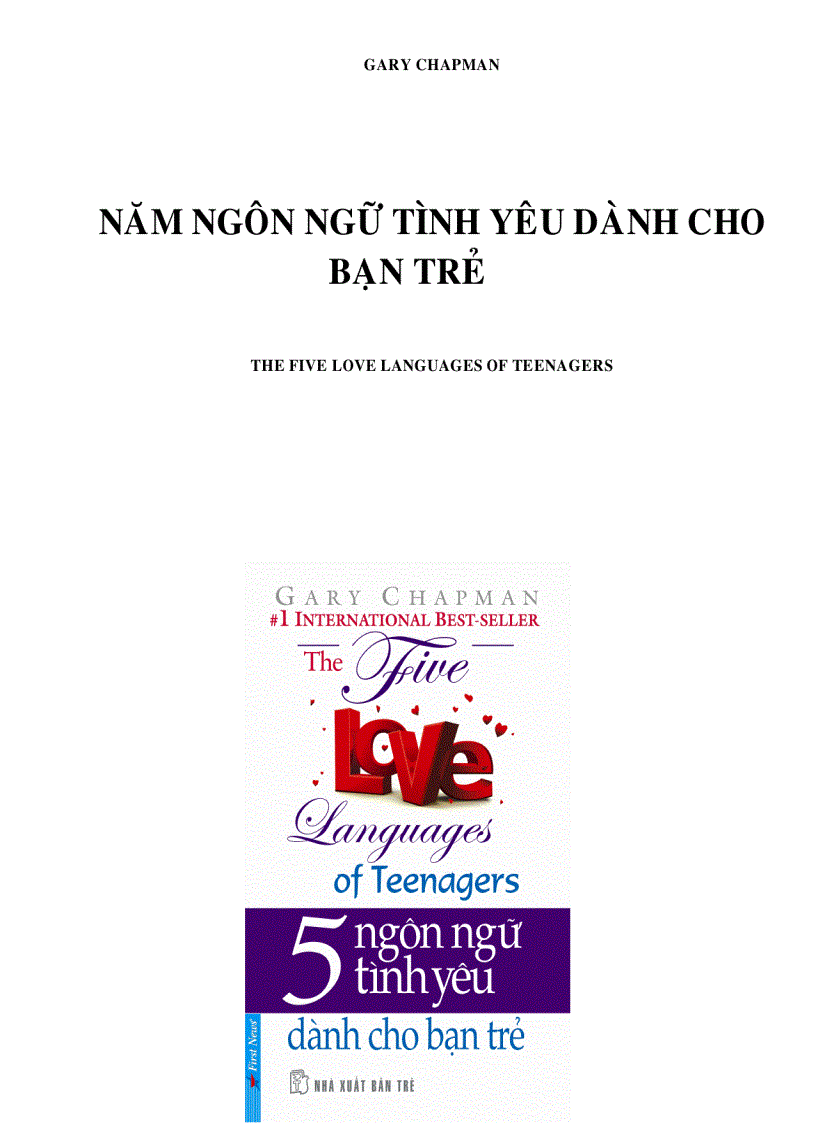 Ebook 5 ngôn ngữ tình yêu dành cho bạn trẻ