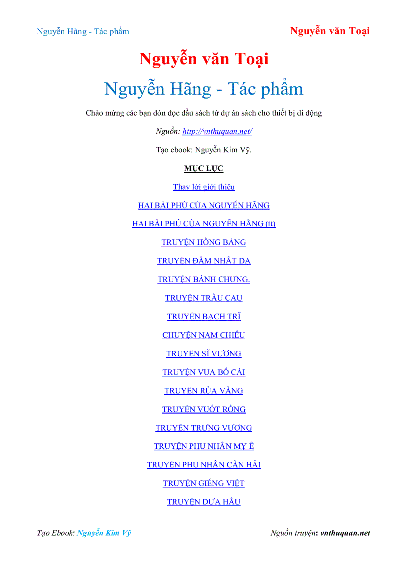 Ebook Nguyễn Hãng