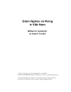 Giảm nghèo và rừng ở Việt Nam William D Sunderlin Huỳnh Thu Ba