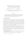 Sharply transitive 1 factorizations of complete multipartite graphs