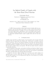 An Inﬁnite Family of Graphs with the Same Ihara Zeta Function