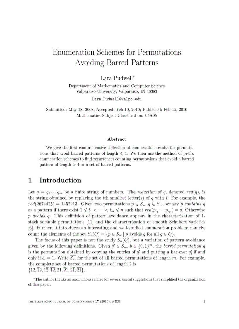 Enumeration Schemes for Permutations Avoiding Barred Patterns