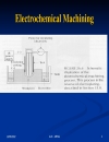 Electrochemical Machining ECM