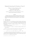 Minimally Intersecting Set Partitions of Type B