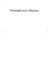 Triumph over Shyness Conquering Shyness and Social Anxiety