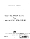 Tiền tệ ngân hàng và thị trường tài chính