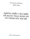 Mang thai sinh nở và chăm sóc em bé