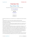 Ebook Ông Thiềm Thừ Trần Kim Trắc