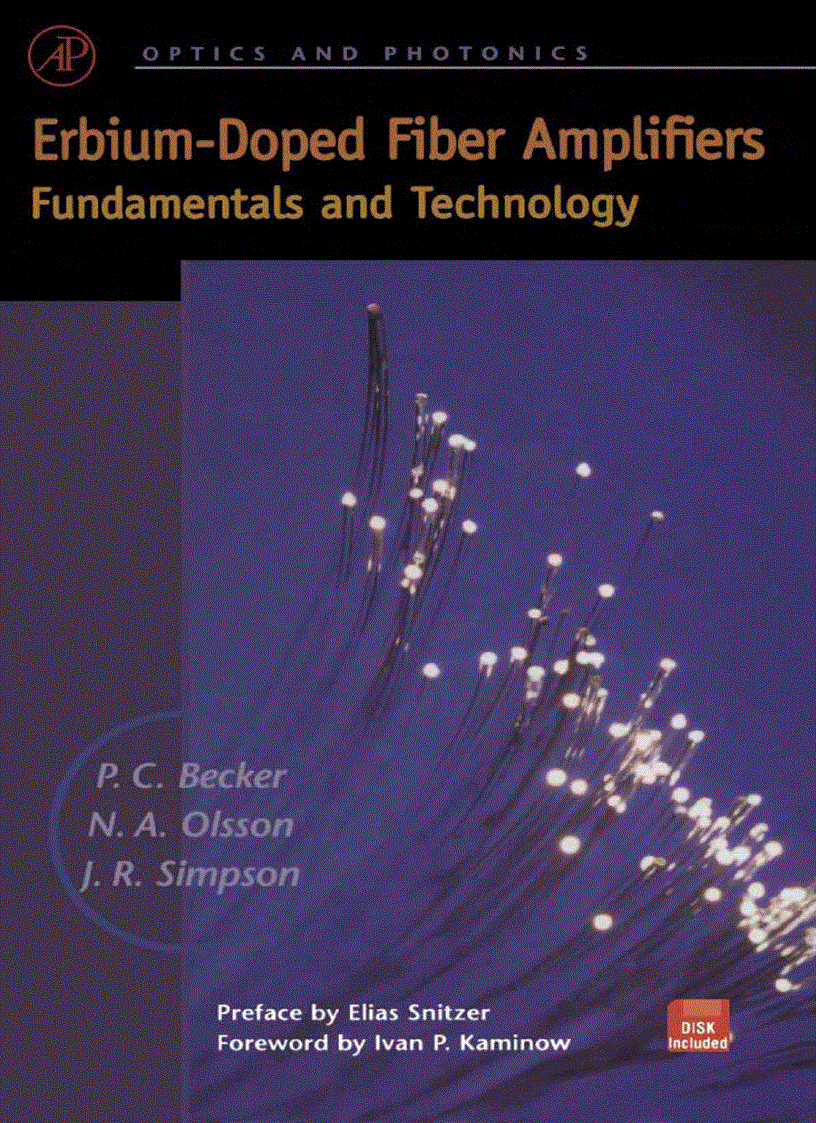 Erbium Doped Fiber Amplifiers Fundamentals and Technology