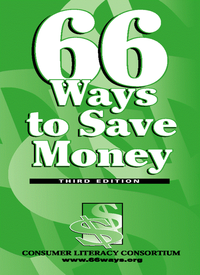 66 Ways to Save Money
