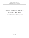 Murtonen dissertation without articles Learning of quantatative reseach method