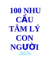 100 nhu cầu tâm lý con người