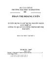 Tuyển dụng và sử dụng nguồn nhân lực hợp lý công ty quản lý công trình đô thị sài gòn