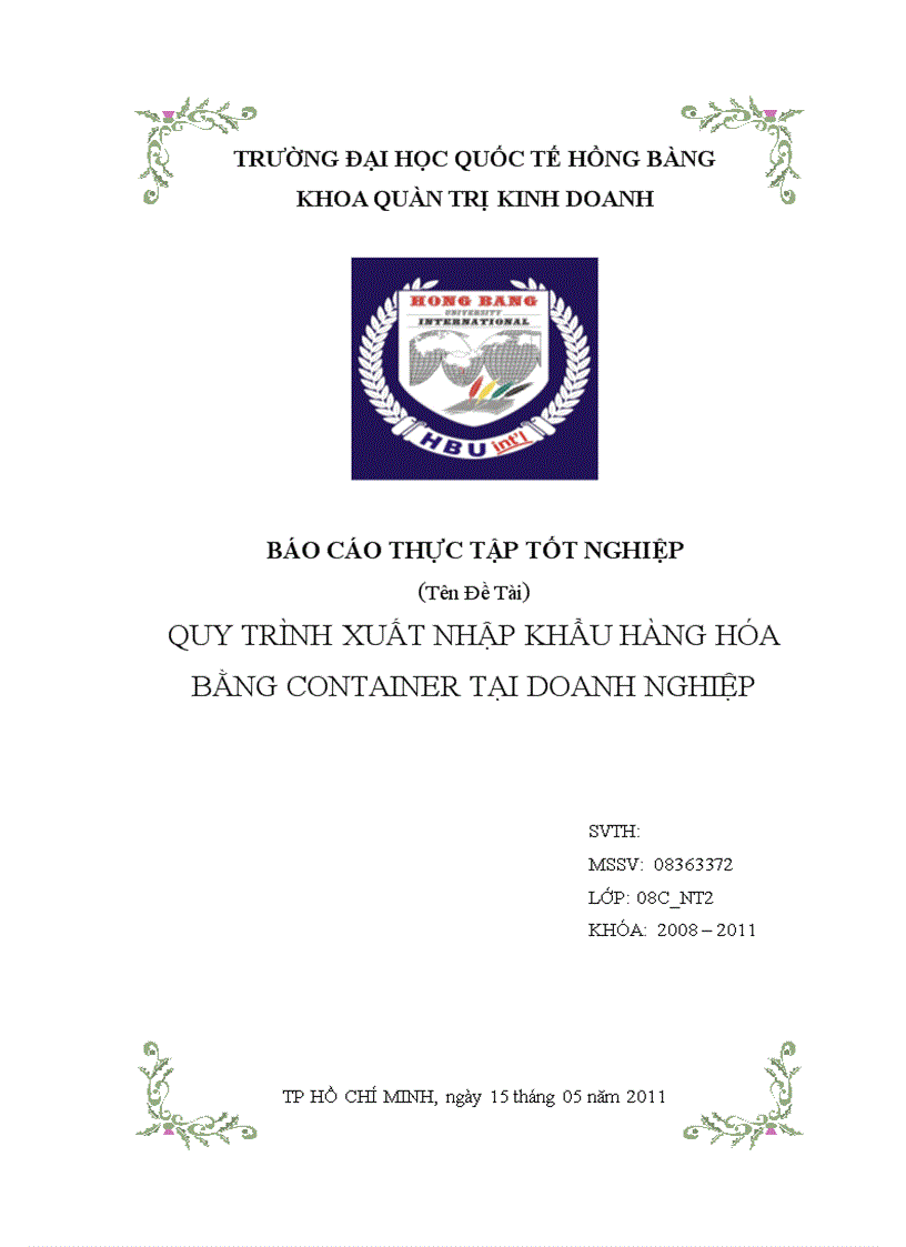 Quy trình xuất nhập khẩu hàng hóa bằng container tại doanh nghiệp