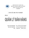 Quản lý bán hàng