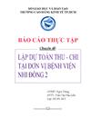 Lập dự toán thu chi tại đơn vị bệnh viện nhi đồng 2