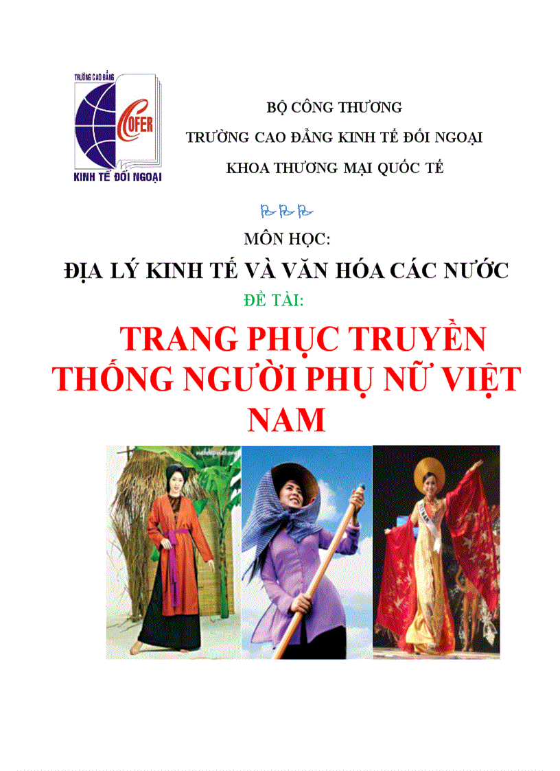 Trang phục truyền thống người phụ nữ việt nam