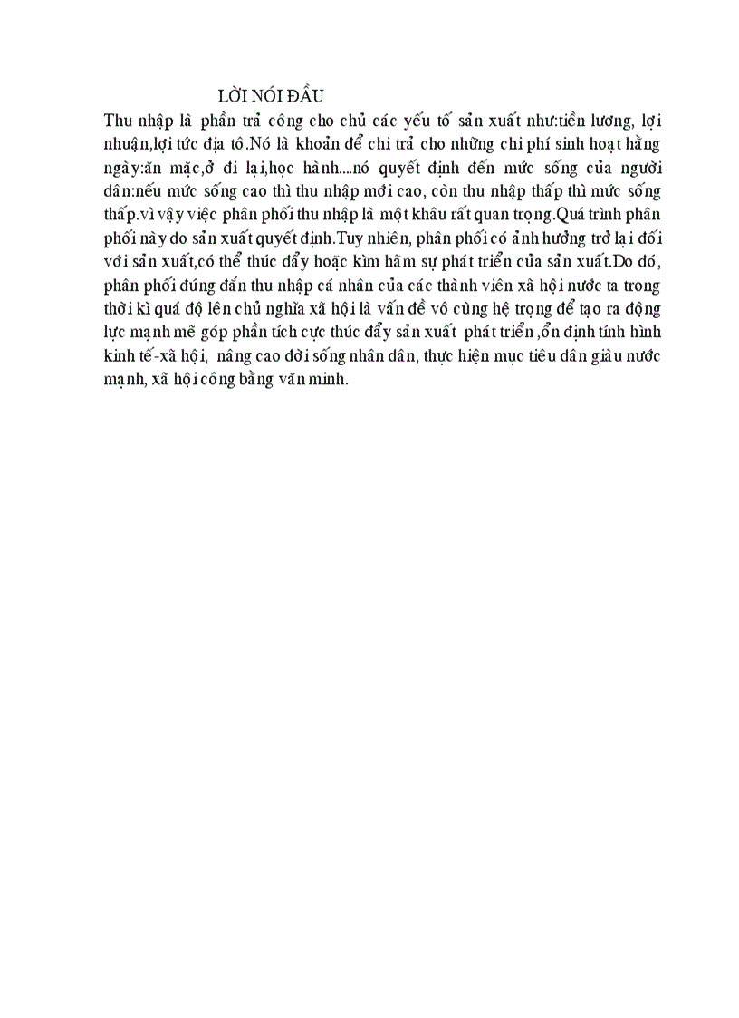 Thực trạng việc thực hiện quan hệ phân phốI