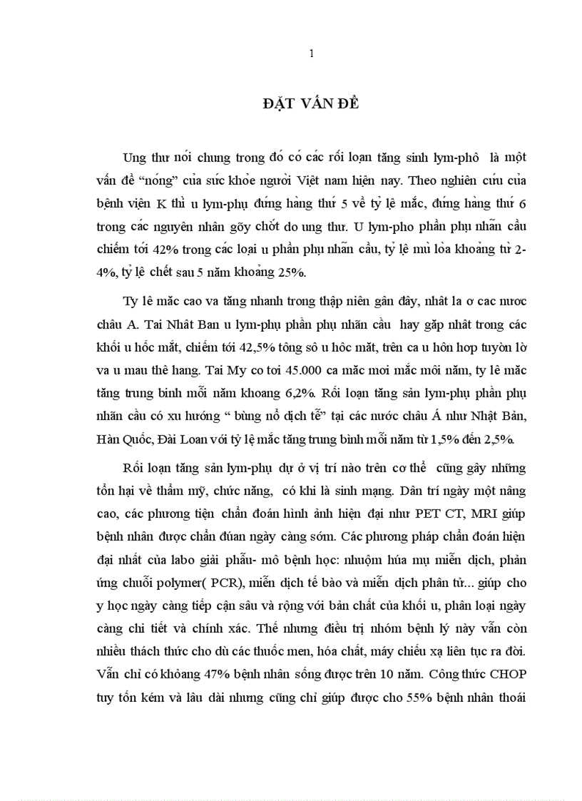 Nghiên cứu đặc điểm lâm sàng kết quả điều trị phẫu thuật các rối loạn tăng sinh lym phô phần phụ nhãn cầu 1