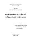 Giải pháp cho vấn đề đôla hóa ở việt nam