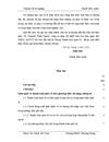 Nâng cao hiệu quả hoạt động thanh toán quốc tế theo phương thức tín dụng chứng từ tại Ngân hàng nông nghiệp và phát triển nông thôn Thành phố Hà nội