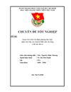 Đoàn TNCS Hồ Chí Minh phường Mai Dịch quận Cầu Giấy với công tác thiếu niên nhi đồng ở địa bàn dân cư