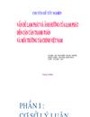 Vấn đề lạm phát và ảnh hưởng của lạm phát đến cán cân thanh toán và môi trường tài chính việt nam