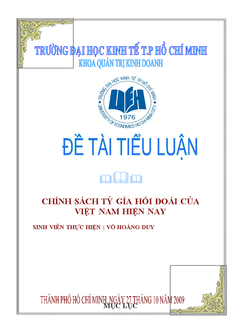 Chính sách tỷ gía hối đoái của Việt Nam hiện nay