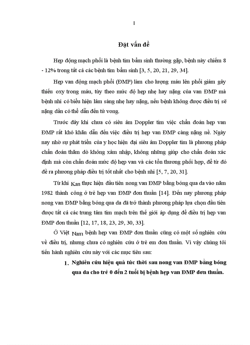 Nghiên cứu hiệu quả tức thời sau nong van ĐMP bằng bóng qua da cho trẻ 0 đến 2 tuổi bị bệnh hẹp van ĐMP đơn thuần