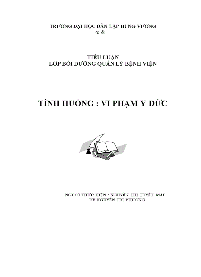 Tình huống vi phạm y đức
