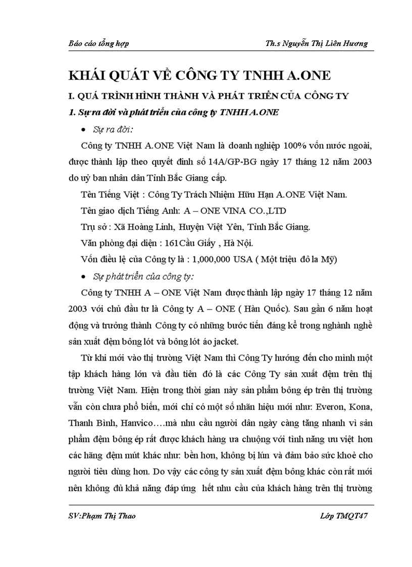 Tổng hợp Th Th s Nguyễn Thị Liên Hương