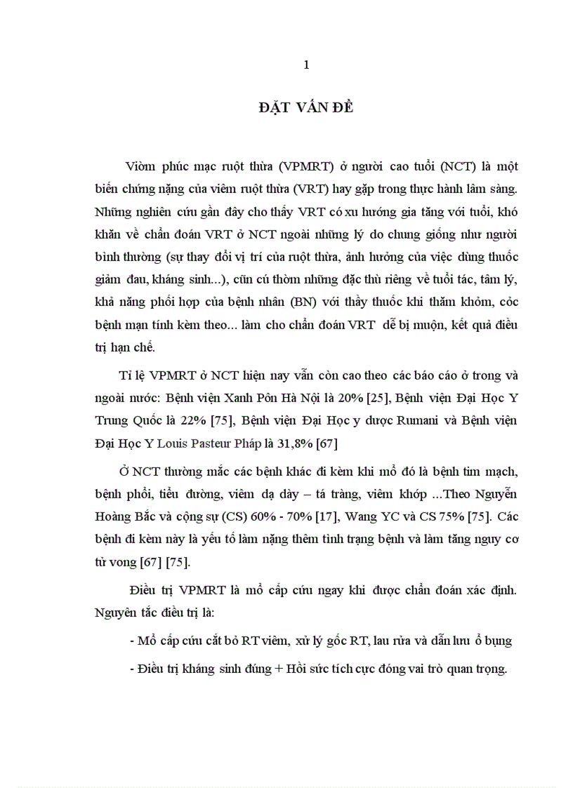 Đánh giá kết quả PTNS điều trị VPMRT ở người cao tuổi tại bệnh viện Hữu Nghị Việt Đức giai đoạn 2005 2010 1