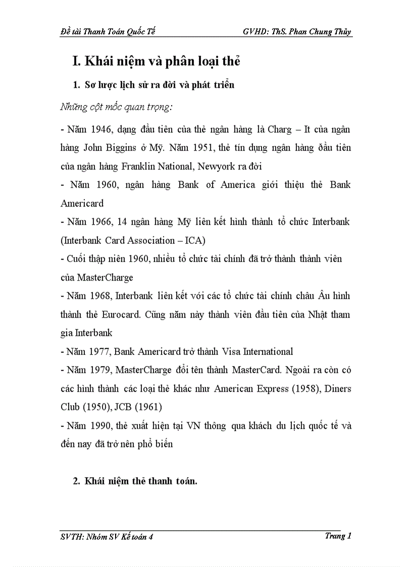 Thực trạng thị trường thẻ tại nước ta hiện nay