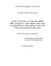 Quản lý vốn đầu tư chương trình phổ cập dịch vụ viễn thông công ích tại quỹ dịch vụ viễn thông công ích việt nam giai đoạn 2006 2015