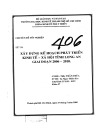 Xây dựng kế hoạch phát triển kinh tế xã hội tỉnh Long Anh giai đoạn 2006 2010