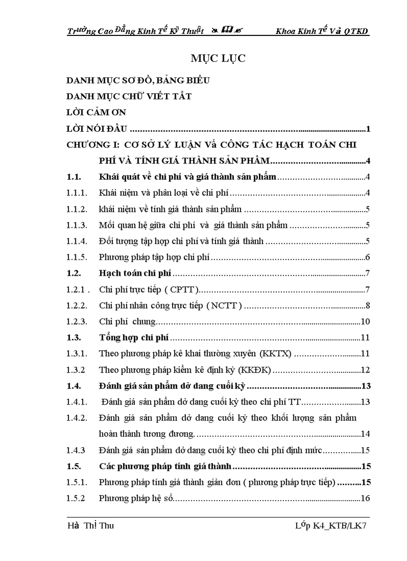 Thực trạng công tác hạch toán chi phí và giá thành sản phẩm tại Công Ty TNHH Thương Mại và Dịch Vụ Máy Tính HT