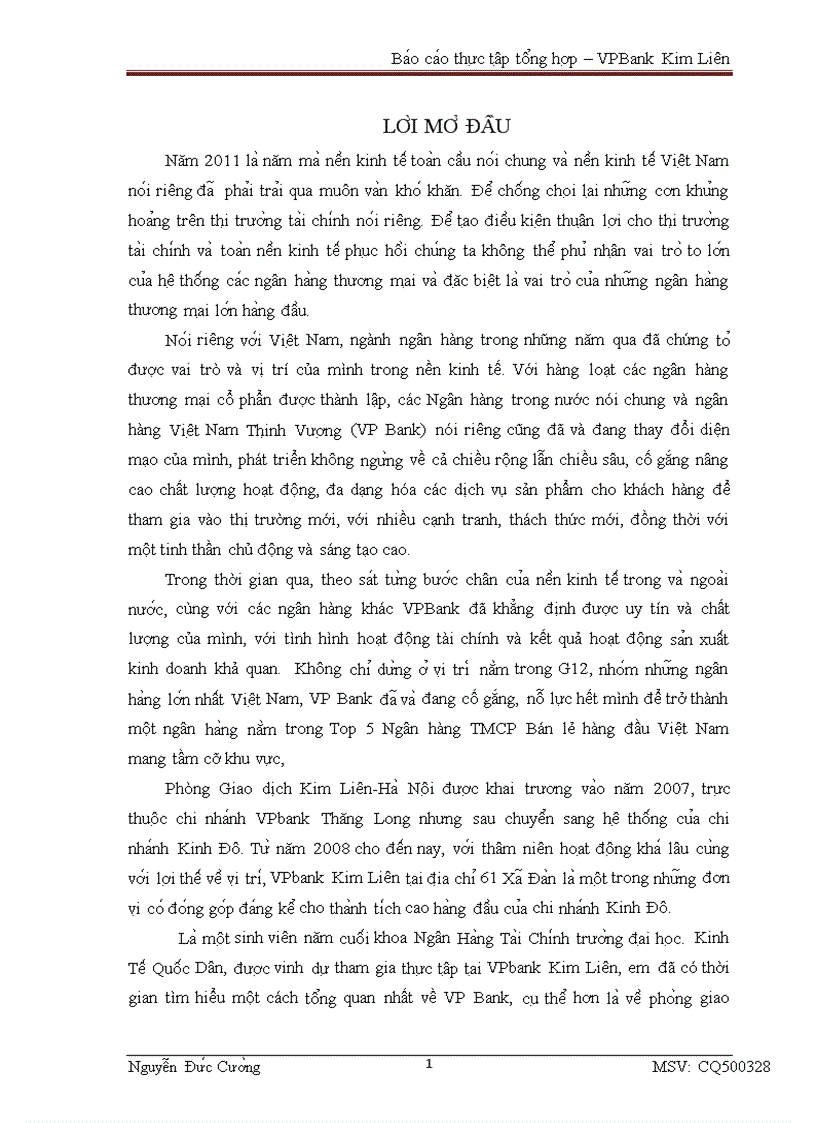 Phương hướng phát triển hoạt động của VPBank Kim Liên trong giai đoạn tới