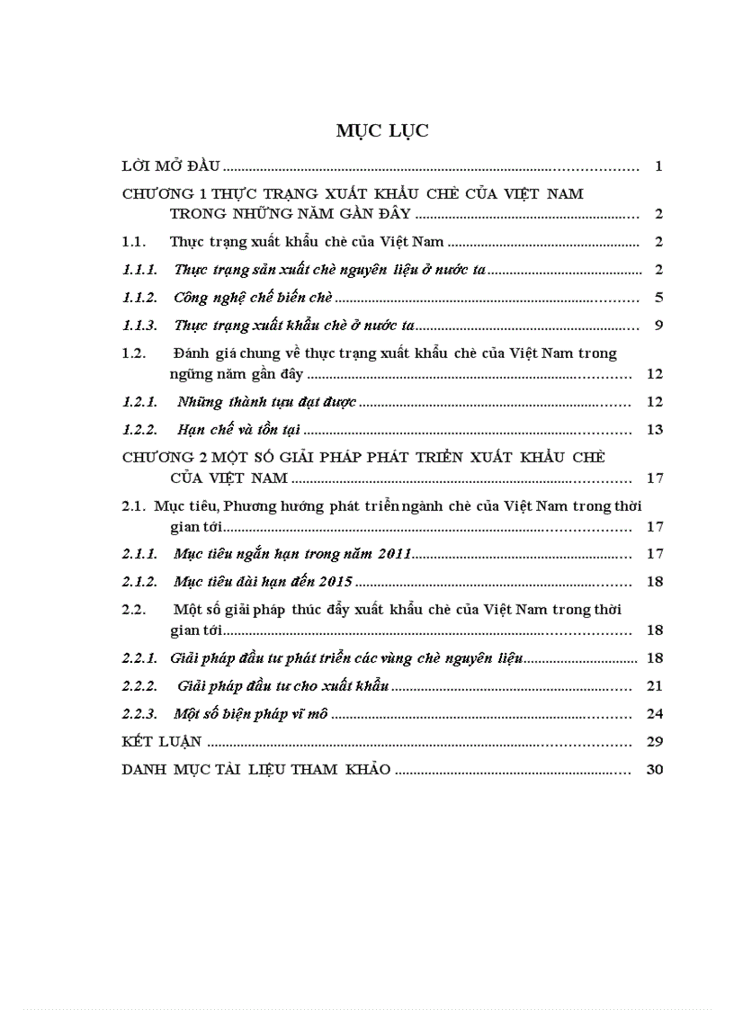 Một số giải pháp thúc đẩy xuất khẩu chè của Việt Nam trong thời gian tới