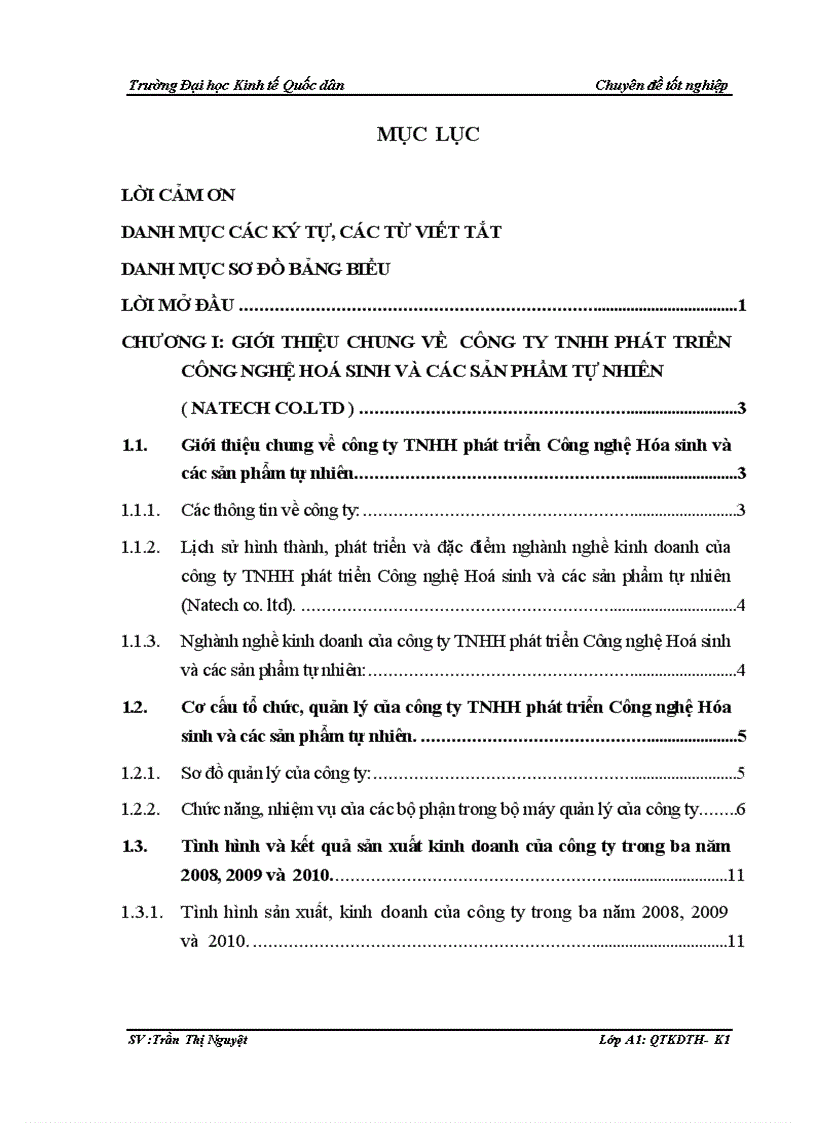 Thực trạng hiệu quả kinh doanh của công ty tnhh phát triển công nghệ hóa sinh và các sản phẩm tự nhiên trong giai đoạn 2008 2010