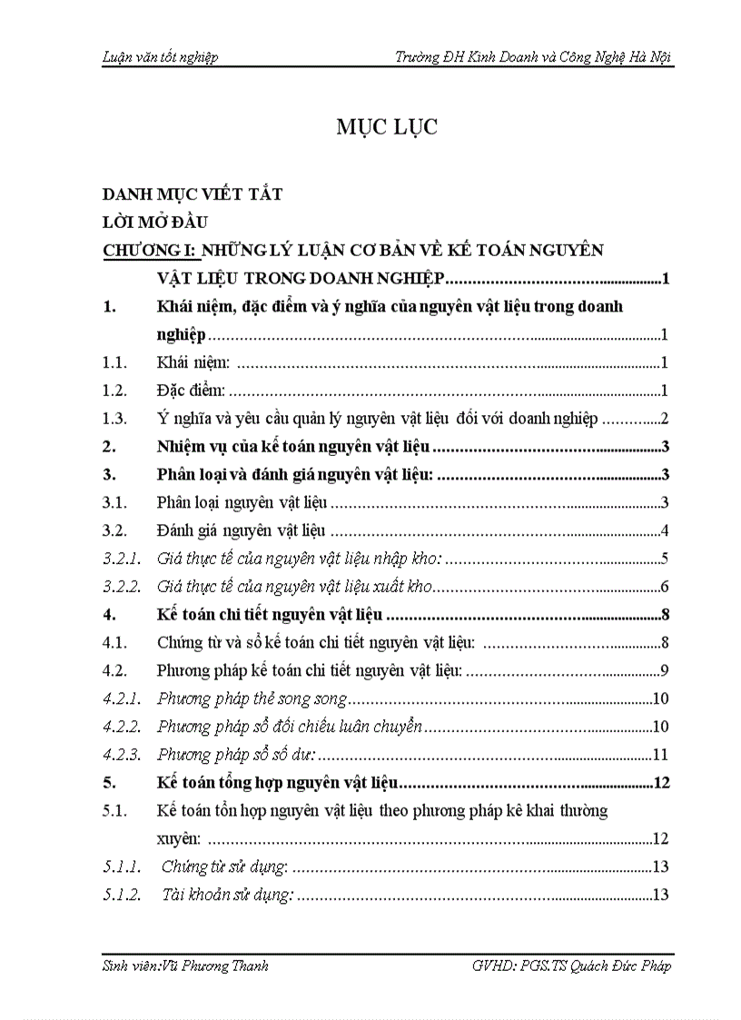 Tổ chức công tác kế toán nguyên vật liệu tại công ty Cổ phần Tư vấn xây dựng và Đầu tư Dầu khí