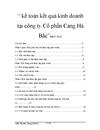 Kế toán kết quả kinh doanh tại công ty Cổ phần Cảng Hà Bắc 4