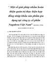 Một số giải pháp nhằm hoàn thiện quản trị thực hiện hợp đồng nhập khẩu sản phẩm gia dụng tại công ty cổ phần Nagakwa Việt Nam 4