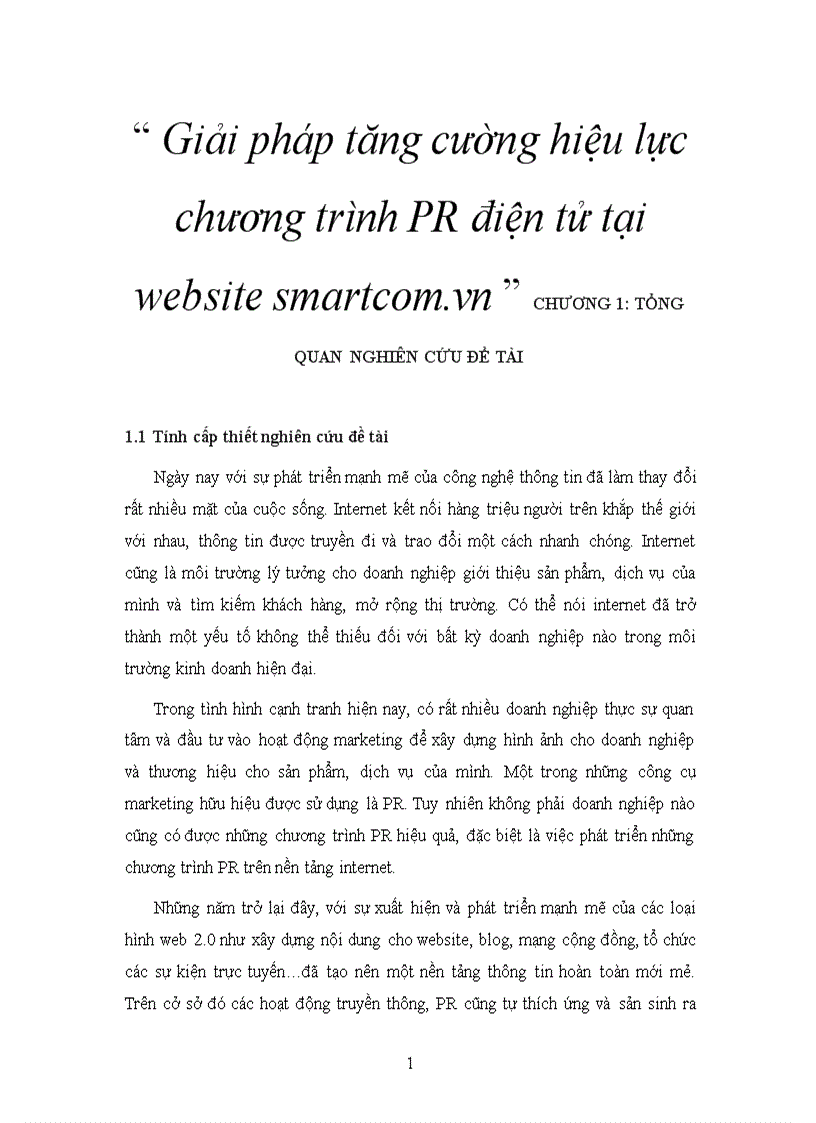 Giải pháp tăng cường hiệu lực chương trình PR điện tử tại website smartcom vn 3